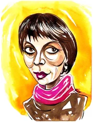 Brigitte Fassbaender - caricature